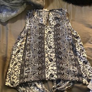 open back tank top. only wore a handful of times